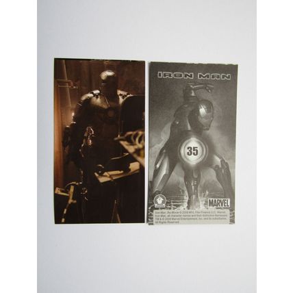 Marvel - Iron Man The Movie 2008 - Preziosi Sticker Drop-down Choice (e18)