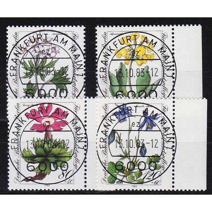 GERMANY BERLIN [1983] MiNr 0703-06 ( O/used ) [02] Blumen