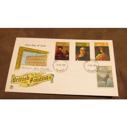 Stuarts 1973 GB Cover - British Paintings