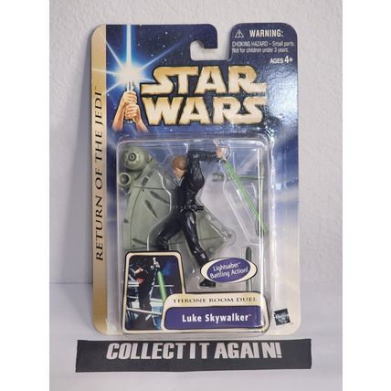 Star Wars 2003 Saga #17 Luke Skywalker Throne Room Duel c85-1