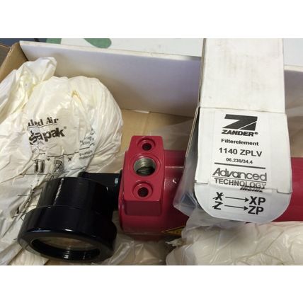 1/2" NPT ZANDER MICROFILTER G7 ZPHDLV-NPT RAL 4002,1140 ZPLV FILTER REGULATOR,CE