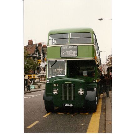 Colour Photograph of Aldershot & District Traction Co. Ltd. - LOU 48