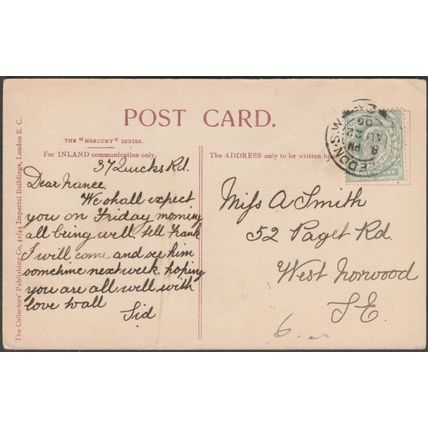 Morden Road & Farm Cottages, Merton, Surrey, 1906 - Collectors' Publishing Co PC