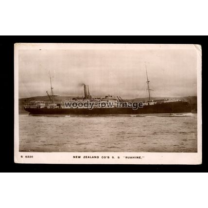 LS2414 - New Zealand Shipping Co Liner - Ruahine - postcard