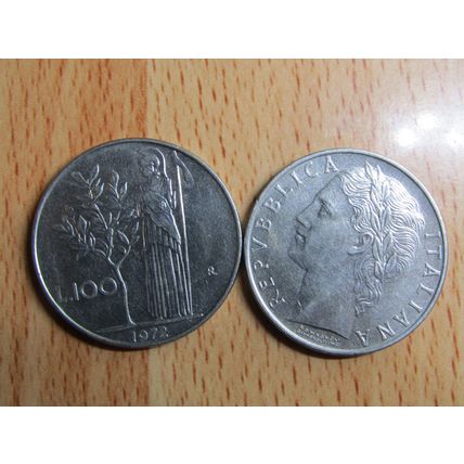 Italy 1972 100 Lire Coin
