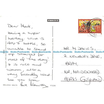 D018113 Mellieha. Malta. ABC Stationers. Printex