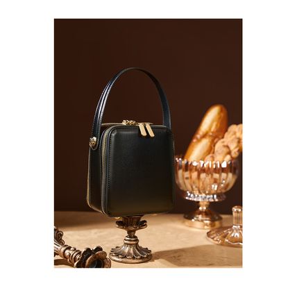 Women Handbag Genuine Leather Shoulder Bags Black