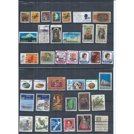 New Zealand Stamps 1970s & 1980s used lot (AN113)