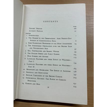 1952 NEW NATURALIST "CLIMATE & THE BRITISH SCENE" ILLUSTRATED HARDBACK BOOK (P4)