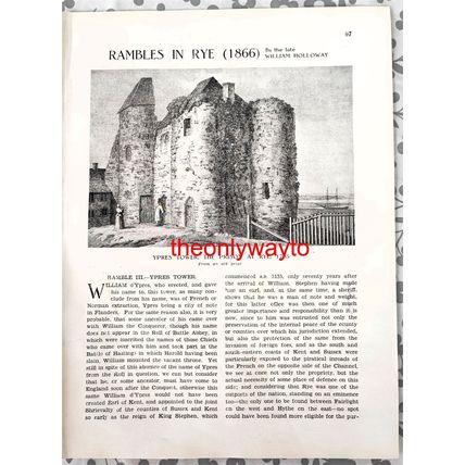 Ypres Tower, Prison At Rye, 1785, Sussex, Book Illustration (Print), 1932