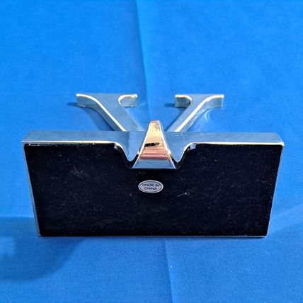 GOLD Colored Metal LETTER Y Christmas STOCKING HANGER Holder Mantel Hook Holiday