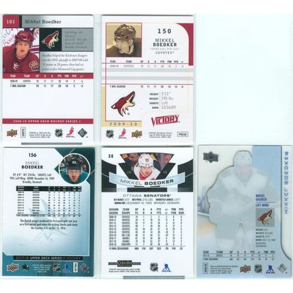 Mikkel Boedker 7x card lot incl Silver Script