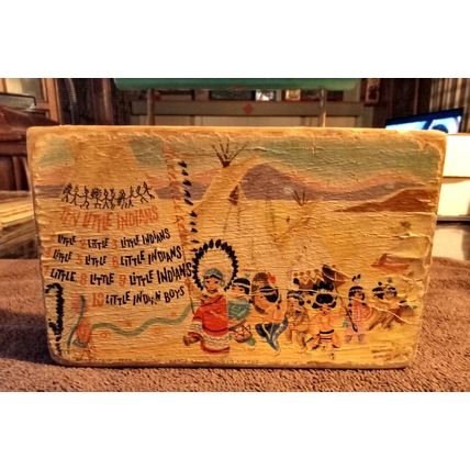 Old Vintage Original Fisher Price Tv Radio Ten Little Indians # 159 1961