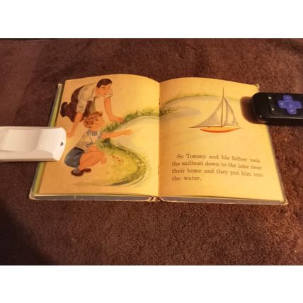 Tell-A-Tale The Sailboat That Ran Away By Madye Lee Chastain 1950 Great Shape