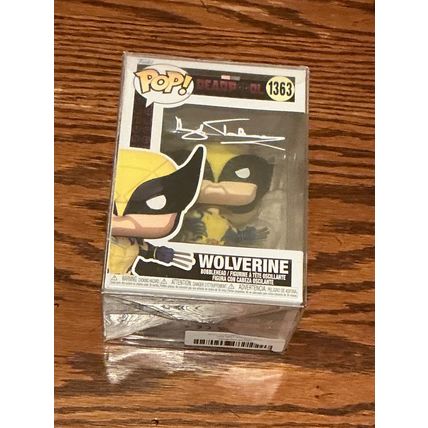 Funko Pop! Marvel: Wolverine #1363 Facsimile Laser Autographed (Box & Protector)
