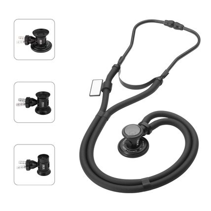 MDF Instruments, Sprague Rappaport Dual Head Stethoscope with Adult, Pediatric,
