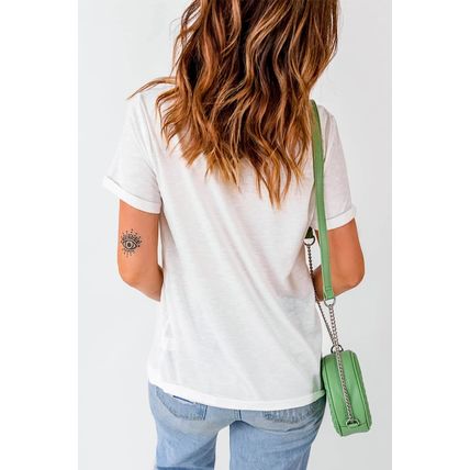 White IT'S A GOOD DAY TO DRINK ON A BOAT Slogan Graphic Tee