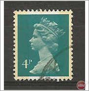 X862 4p Greenish Blue (2 bands).Fine Used.