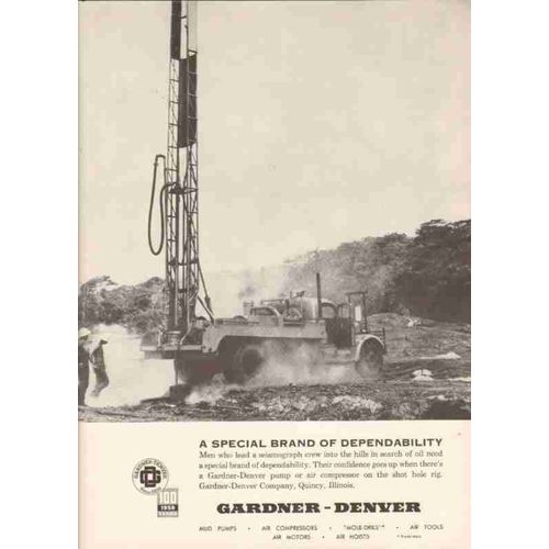 gardner-denver company 1959 special brand dependability oil vintage ad