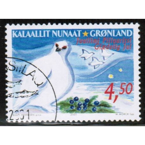 2001 Greenland Sc# 390 used - Christmas 4.50kr