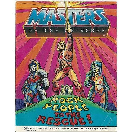 MASTERS OF THE UNIVERSE VINTAGE ' MINI COMIC ' Rock People To The RESCUE (1985)