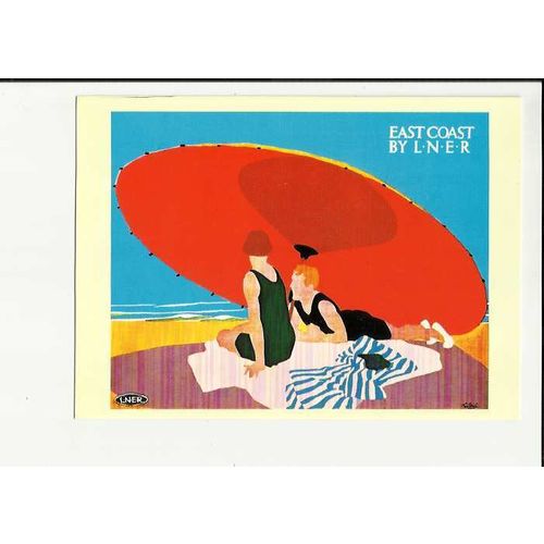 Advertising EAST COAST BY LNER Postcard by Gallery Five (2M186)