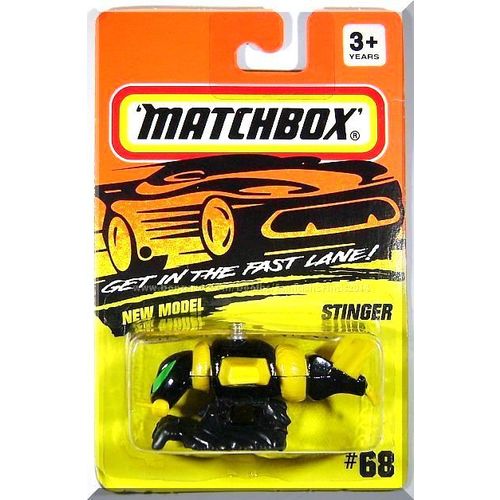 Matchbox - Stinger: MB #1-75 Series #68 (1995) *New Model / Yellow Edition*