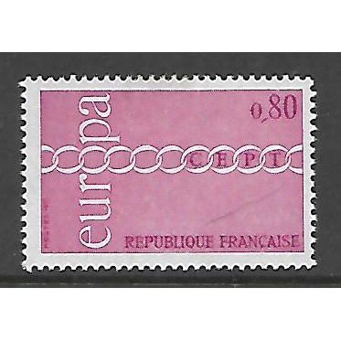 FRANCE 1971 EUROPA 80c PURPLE SG 1926 M MINT#2