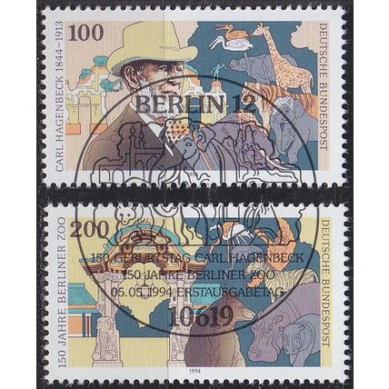 GERMANY BUND [1994] MiNr 1734-35 ( O/used ) Tiere
