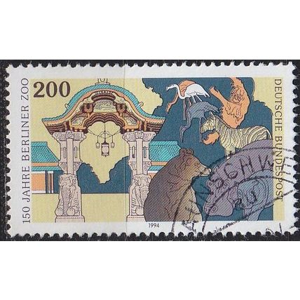 GERMANY BUND [1994] MiNr 1735 ( O/used ) Tiere