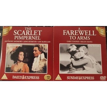 The Scarlet Pimpernel DVD Promo The Express & Farewell To Arms A 2 Disc Set