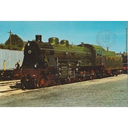 Schnellzug Lokomotive S 10 Osten 1135 German Train Postcard