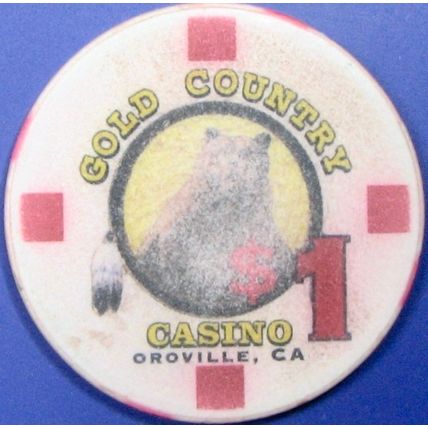 Gold Country. $1 Casino Chip. Oroville, CA. Y34.