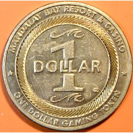 Mandalay Bay. $1 Casino Token. Las Vegas, NV.. R75.