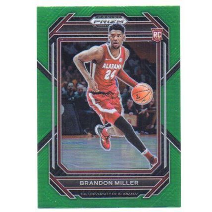 PRIZM GREEN PRIZM BRANDON MILLER ROOKIE REFRACTOR