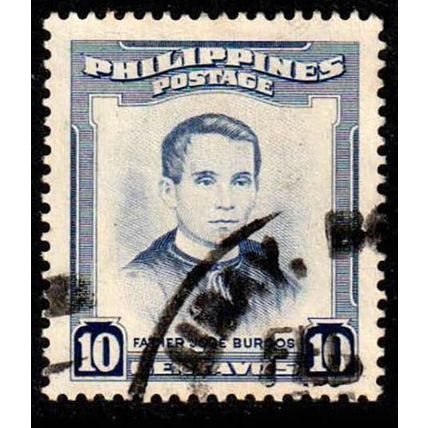 Philippine Islands 1952 Fr Jose Burgos 10c Used Stamp