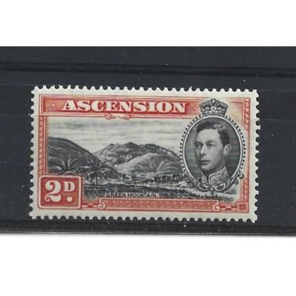 Ascension.SG41 2d Green Mountain.Perfs 13 1/2.Mounted Mint.Aug24b