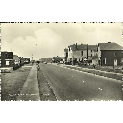 Sussex TELSCOMBE Coast Road Postcard (Norman D11379)