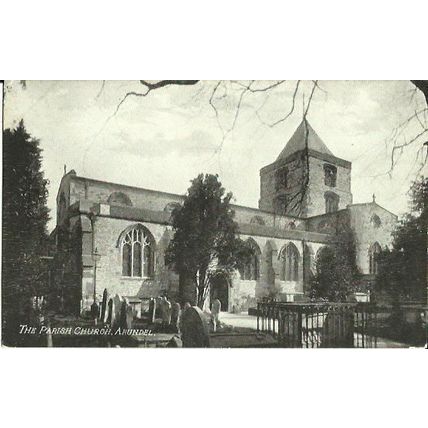 Sussex ARUNDEL Parish Church Postcard (San Bride)