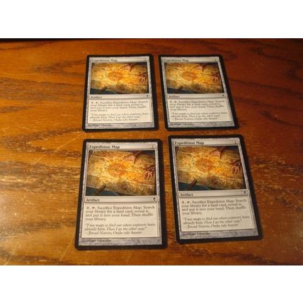 Magic The Gathering, MTG, 10-Cards, 1993-2009, EXPEDITION MAP, nm
