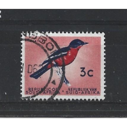 SouthAfrica.SG203 3c Burchells's Gonolek.Variety Unchecked.Fine Used.Aug25c