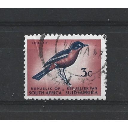 SouthAfrica.SG203 3c Burchells's Gonolek.Variety Unchecked.Fine Used.Aug25l