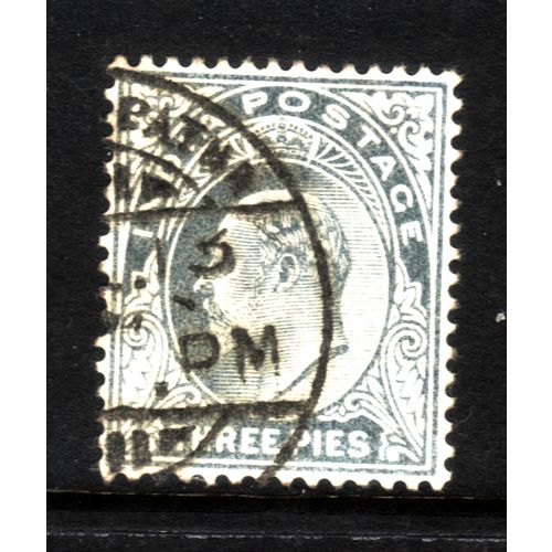 INDIA 1902 SG 119 3p GREY FINE USED#8