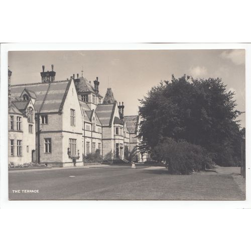 The Terrace Howell's Girls School Denbigh Denbighshire Postcard H8