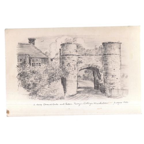 STRAND GATE AND COTTAGE, WINCHELSA...unused vintage postcard by Judges =