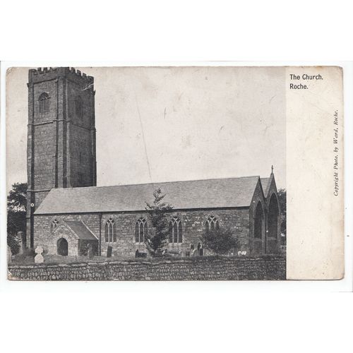 St Gomonda's Church Roche Cornwall Local Publisher Postcard