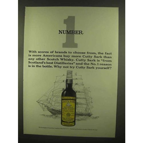 1965 Cutty Sark Scotch Ad