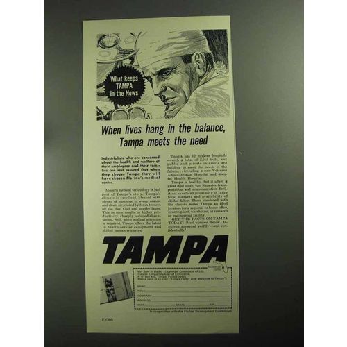 1968 Tampa Florida Chamber of Commerce Ad - Lives