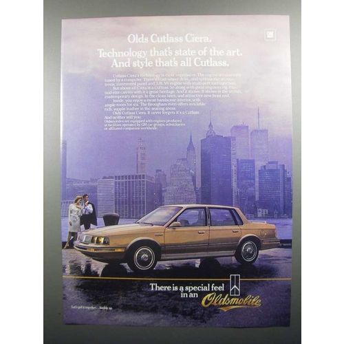 1984 Oldsmobile Cutlass Ciera Ad - State of the Art