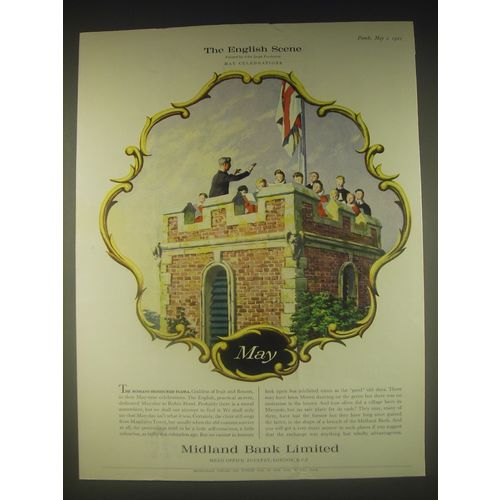 1962 Midland Bank Ad - John Leigh Pemberton May Celebrations